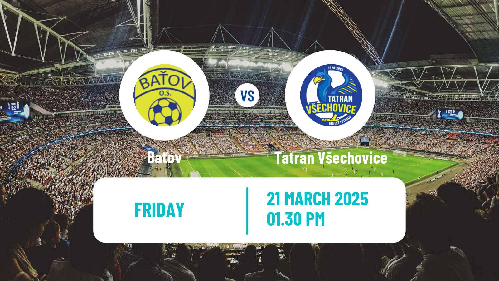Soccer Czech Division E Baťov - Tatran Všechovice