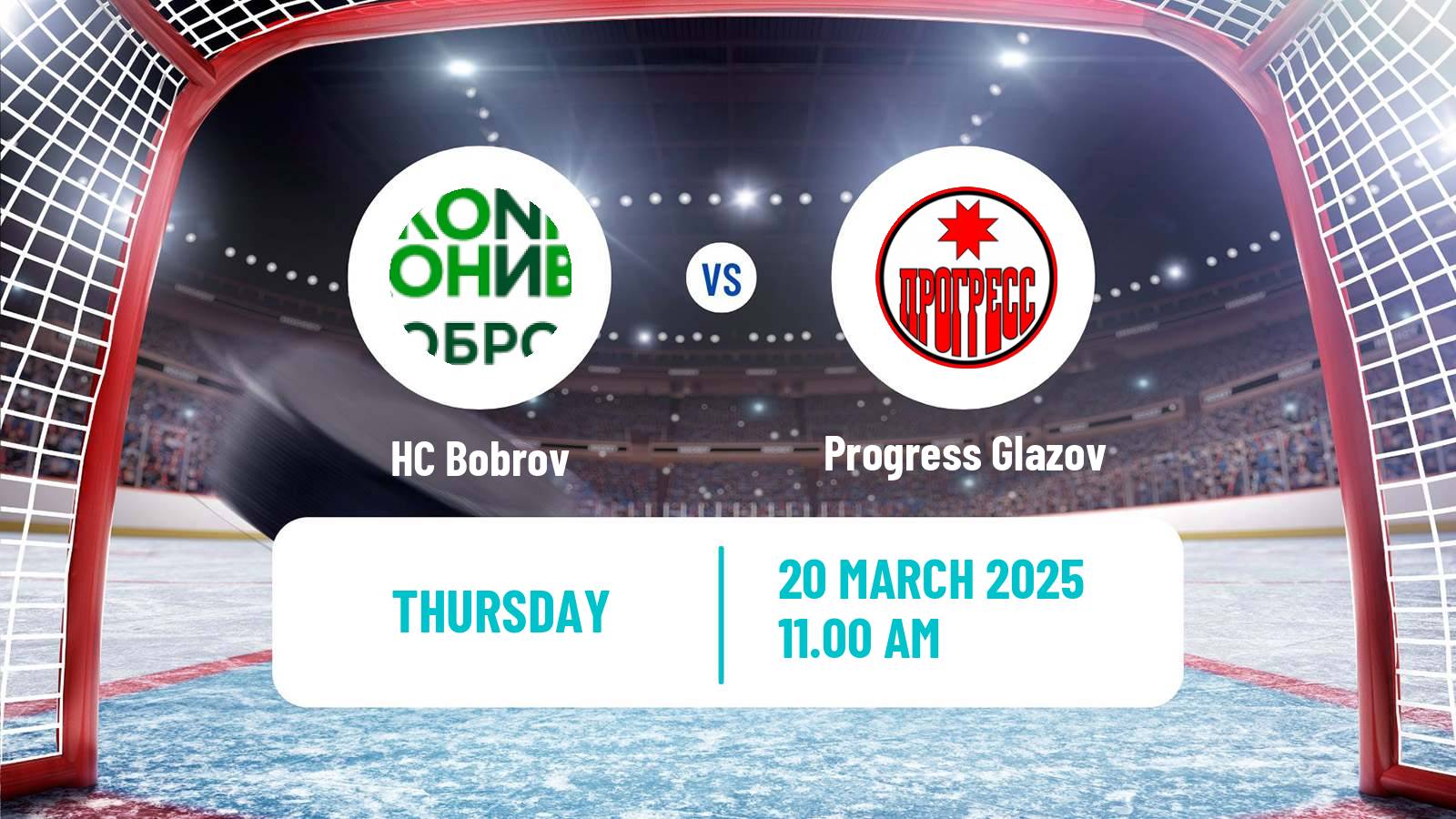 Hockey NMHL Bobrov - Progress Glazov