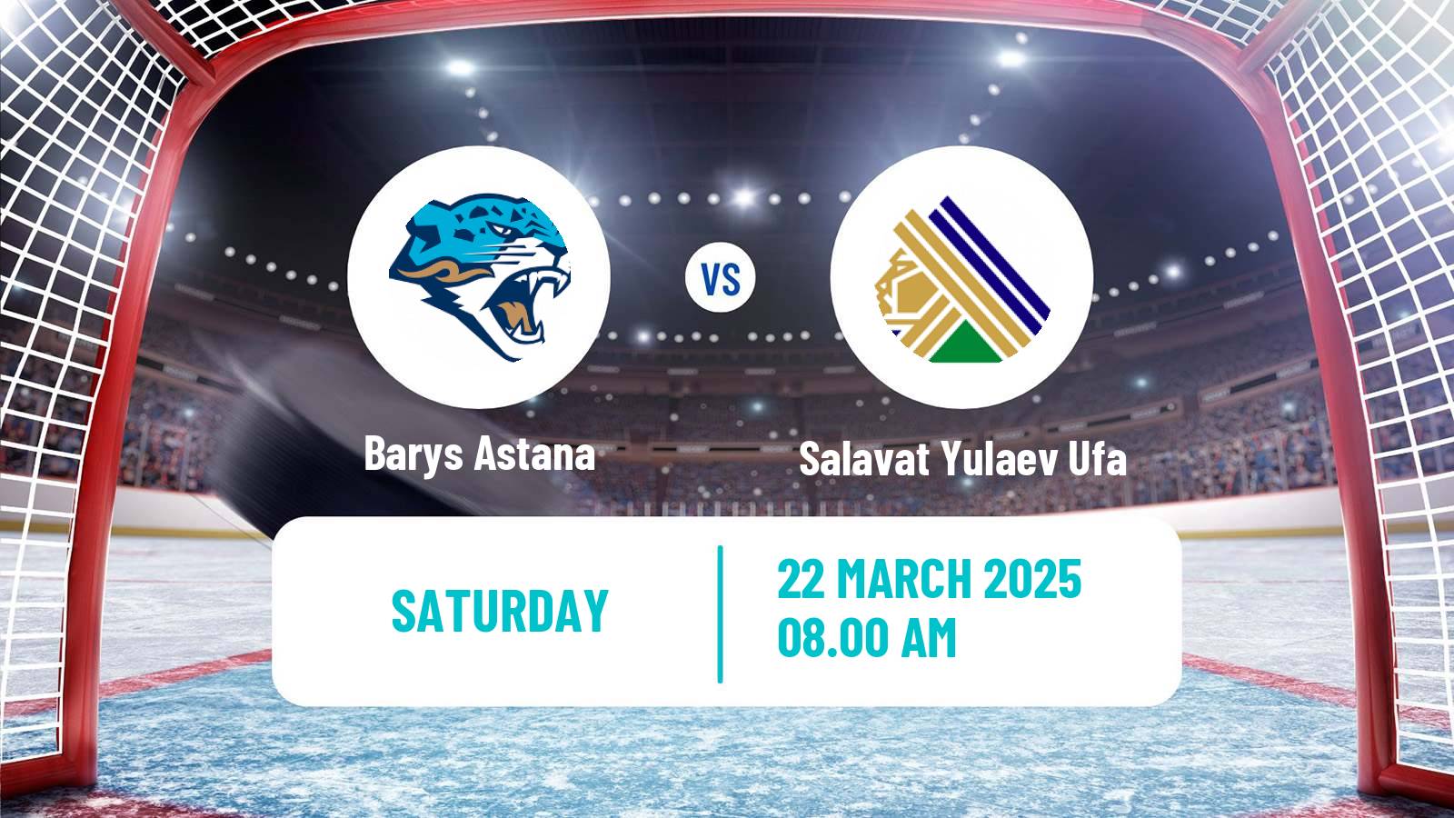 Hockey KHL Barys Astana - Salavat Yulaev Ufa