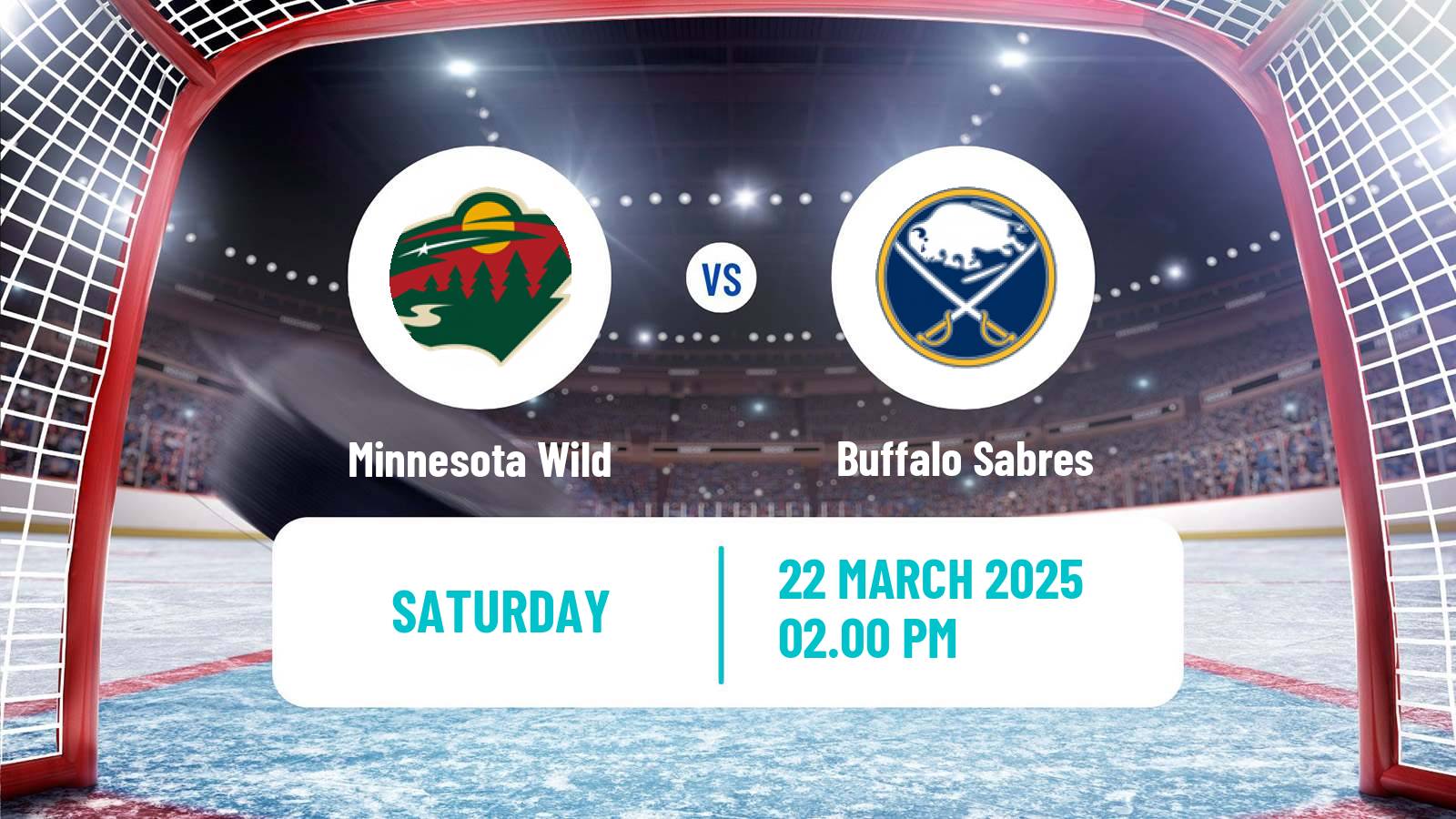 Hockey NHL Minnesota Wild - Buffalo Sabres