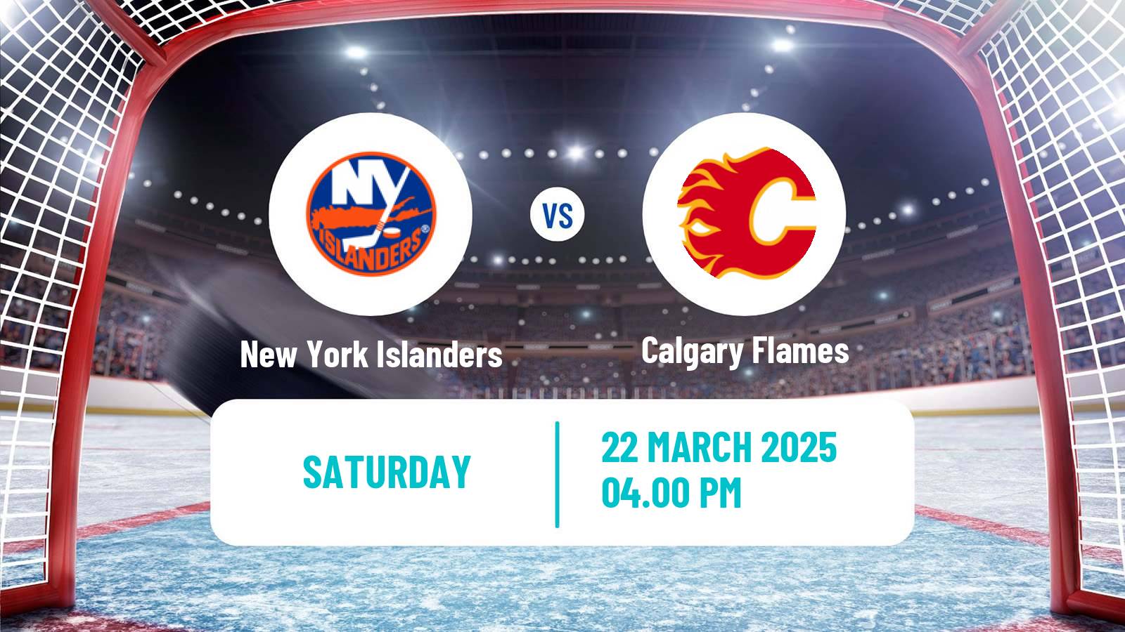Hockey NHL New York Islanders - Calgary Flames