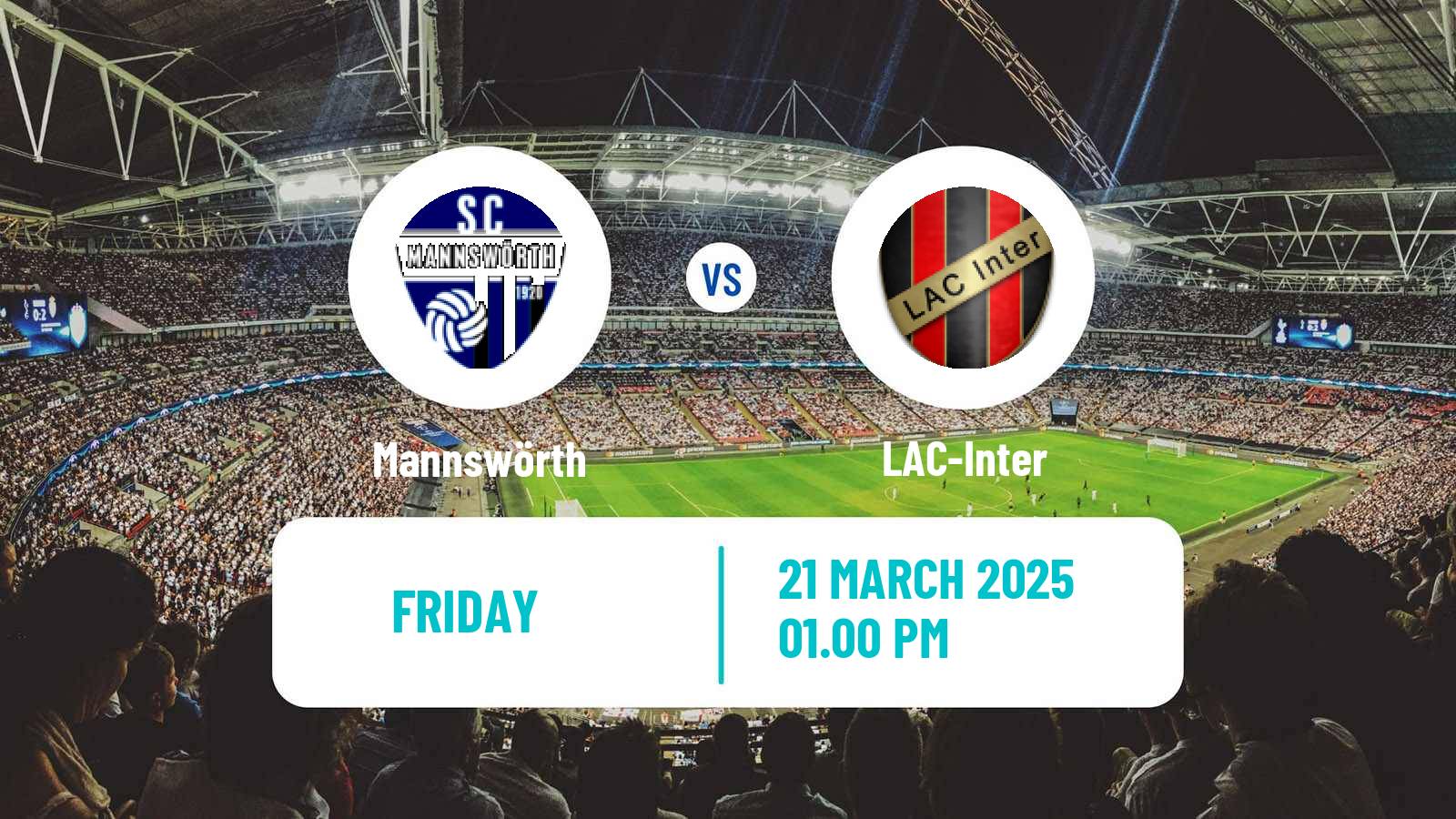 Soccer Austrian Landesliga Wien Mannswörth - LAC-Inter