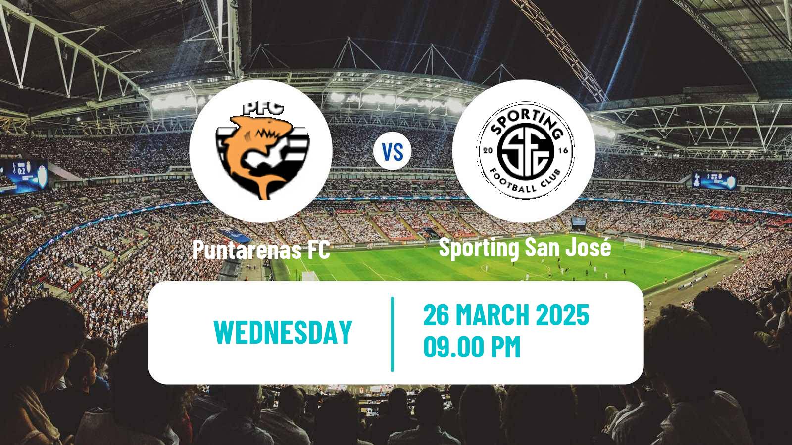 Soccer Costa Rican Primera Division Puntarenas FC - Sporting San José