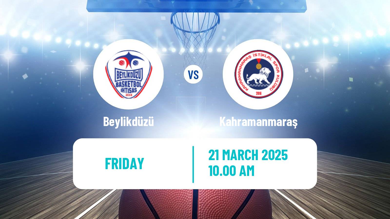 Basketball Turkish TB2L Beylikdüzü - Kahramanmaraş