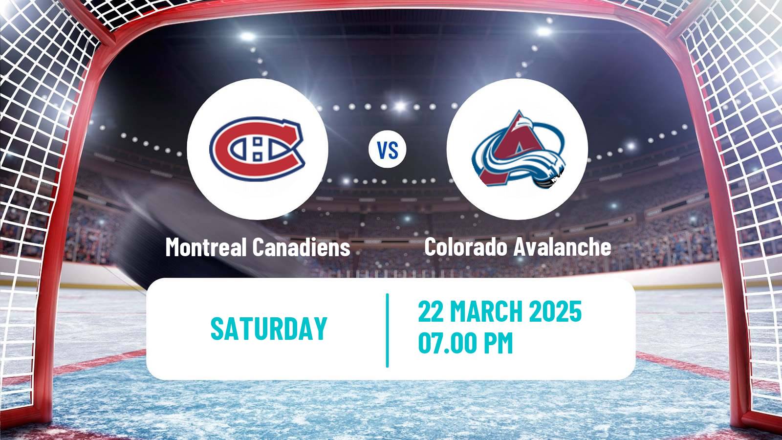 Hockey NHL Montreal Canadiens - Colorado Avalanche
