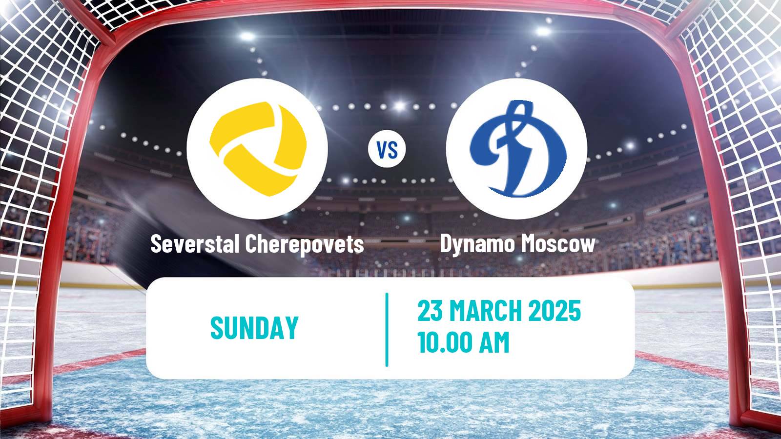 Hockey KHL Severstal Cherepovets - Dynamo Moscow