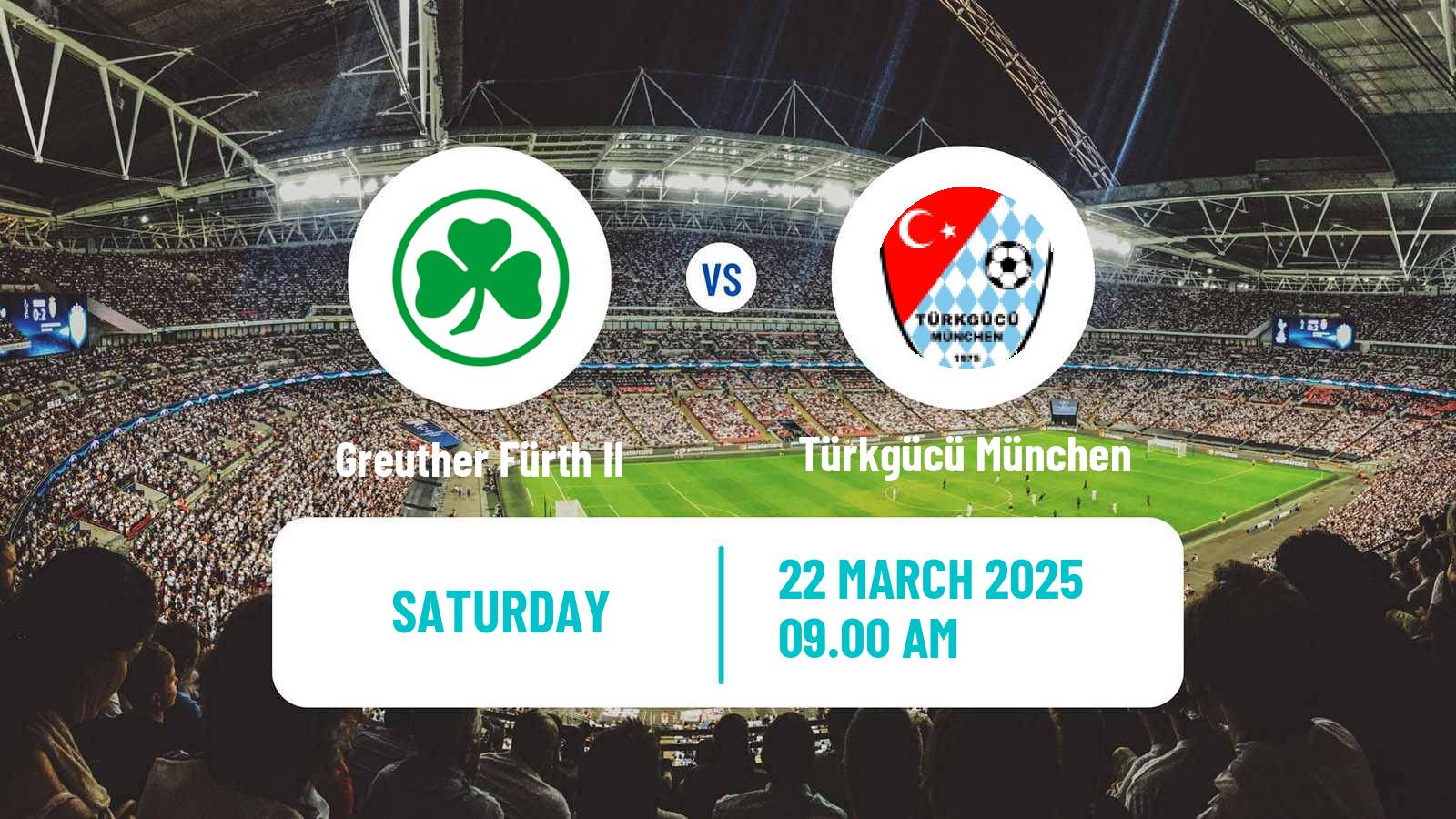 Soccer German Regionalliga Bayern Greuther Fürth II - Türkgücü München