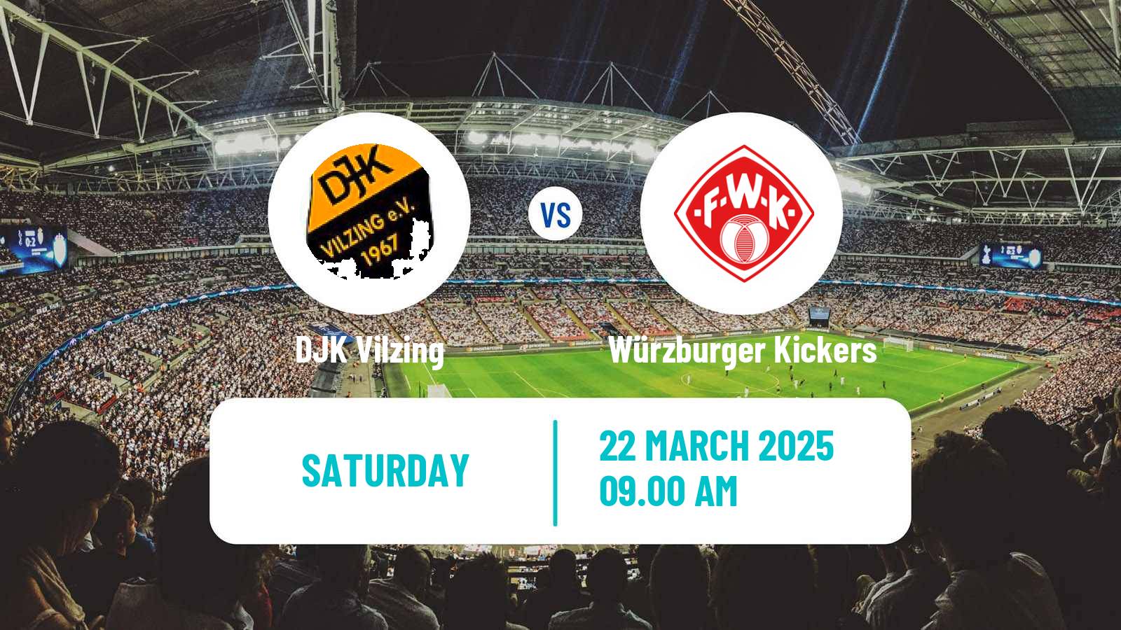 Soccer German Regionalliga Bayern Vilzing - Würzburger Kickers