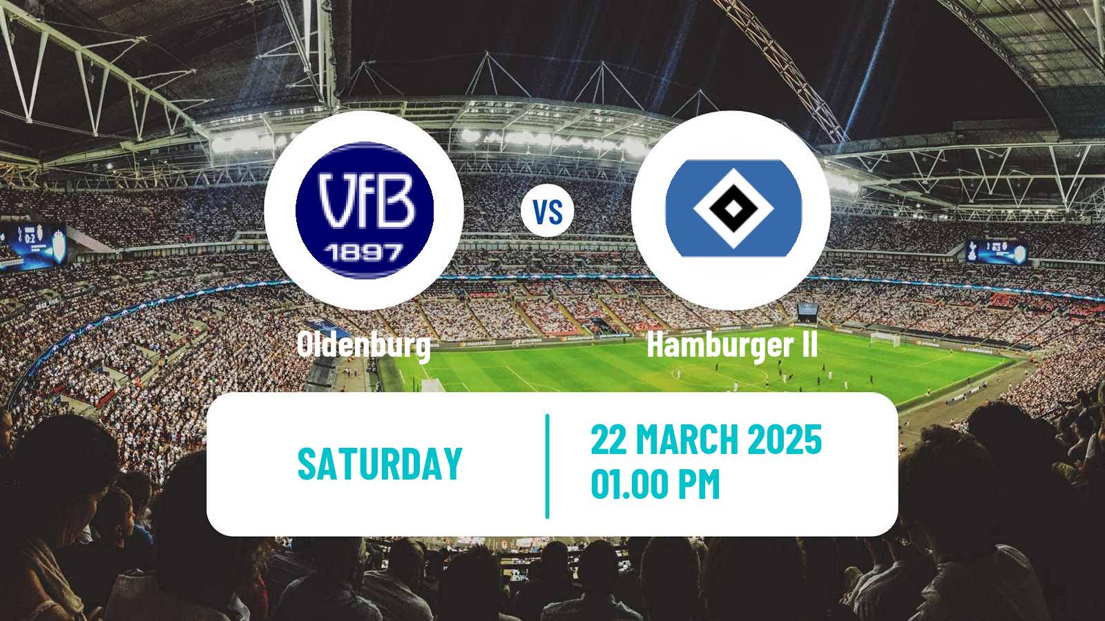 Soccer German Regionalliga North Oldenburg - Hamburger II