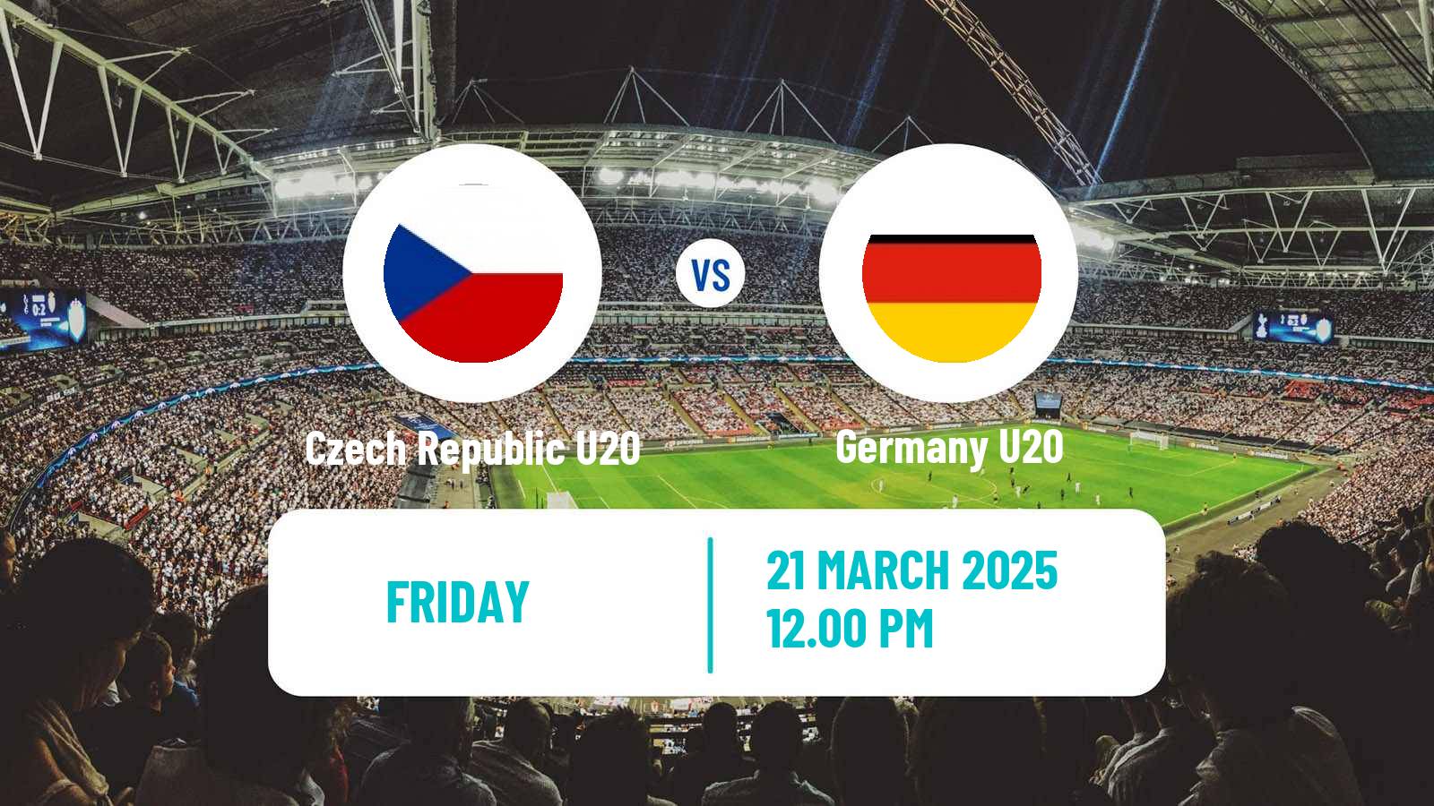 Soccer Elite League U20 Czech Republic U20 - Germany U20