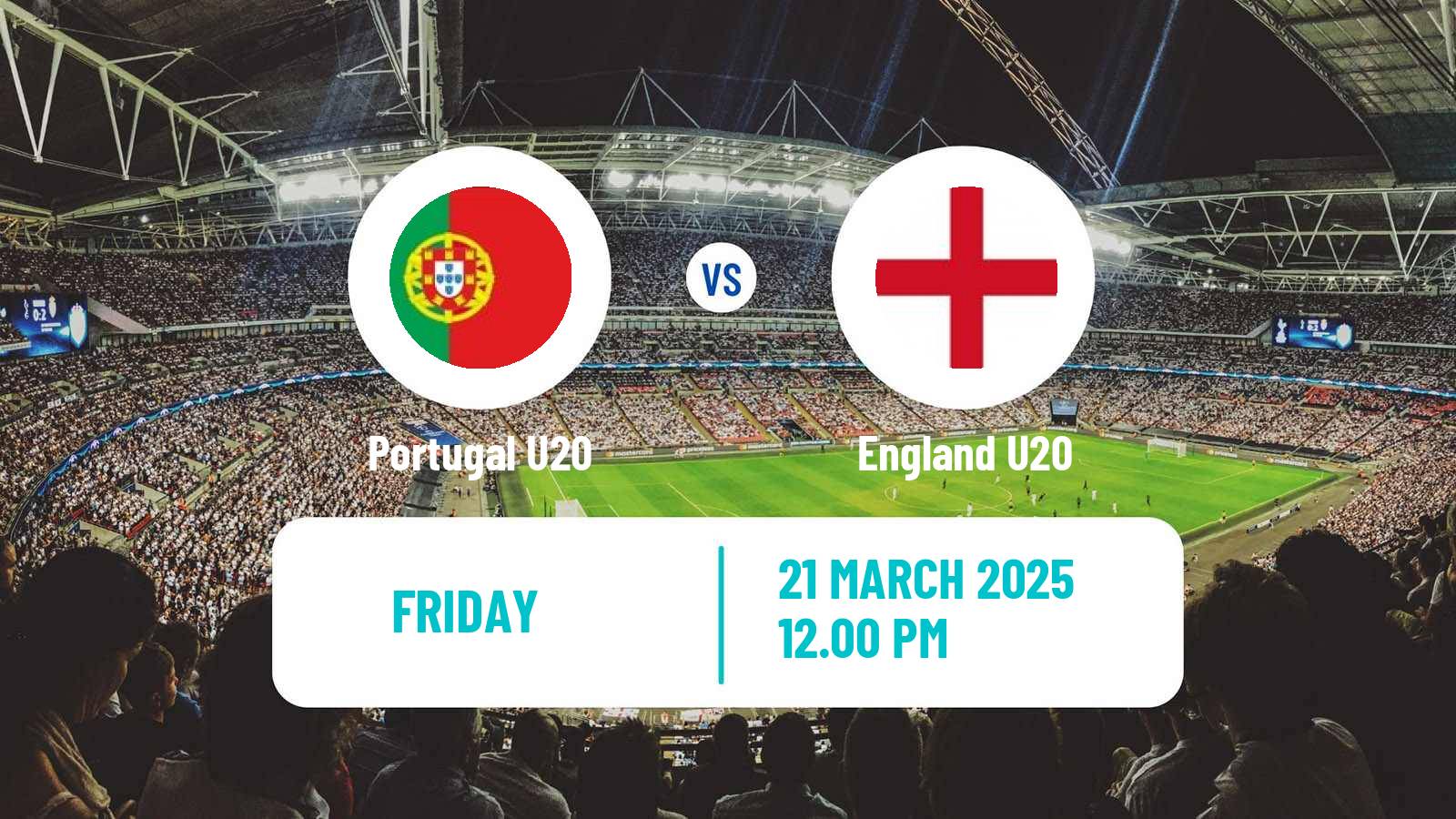 Soccer Elite League U20 Portugal U20 - England U20