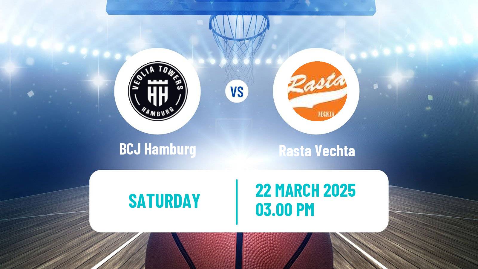 Basketball German BBL BCJ Hamburg - Rasta Vechta