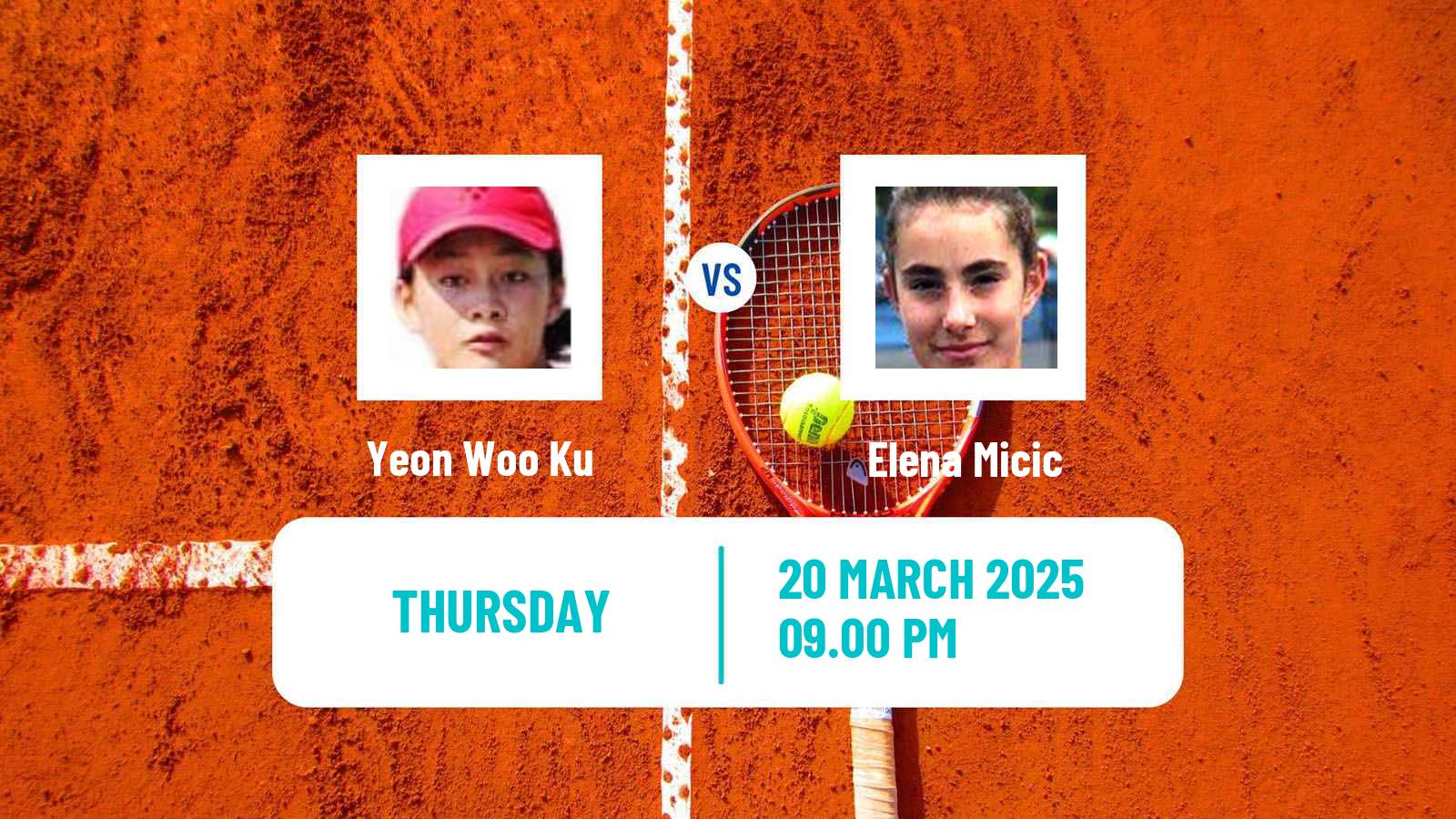 Tennis ITF W35 Swan Hill Women Yeon Woo Ku - Elena Micic