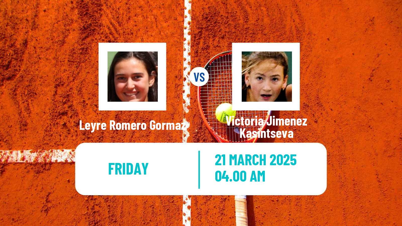 Tennis Antalya Challenger Women Leyre Romero Gormaz - Victoria Jimenez Kasintseva