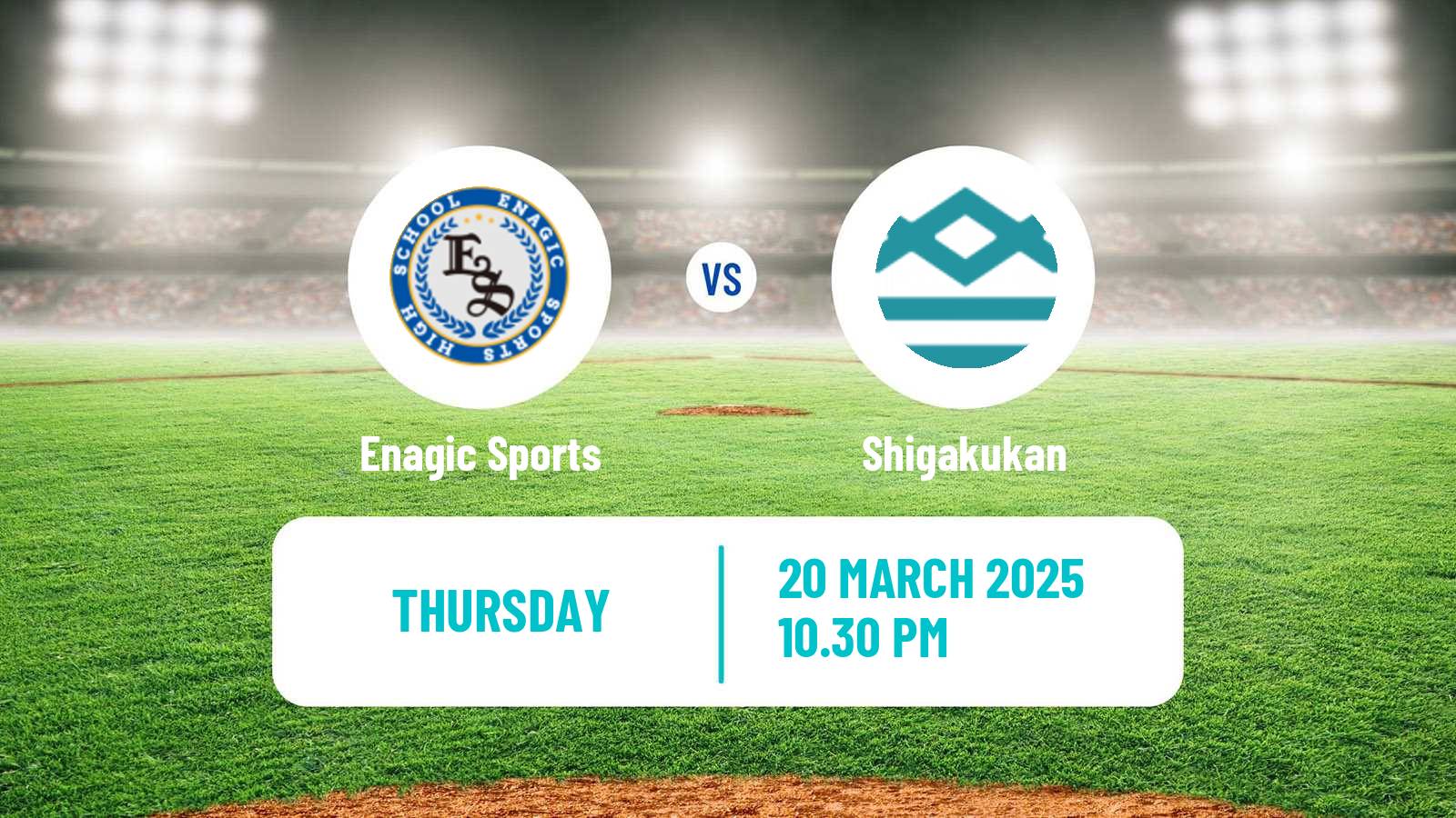 Baseball Japan Spring Koshien Baseball Enagic Sports - Shigakukan