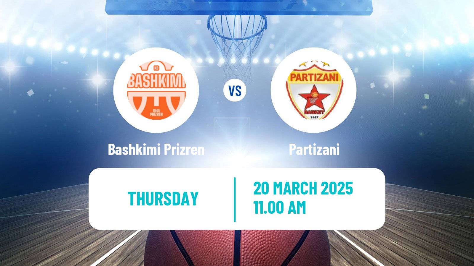 Basketball Liga Unike Basketball Women Bashkimi Prizren - Partizani