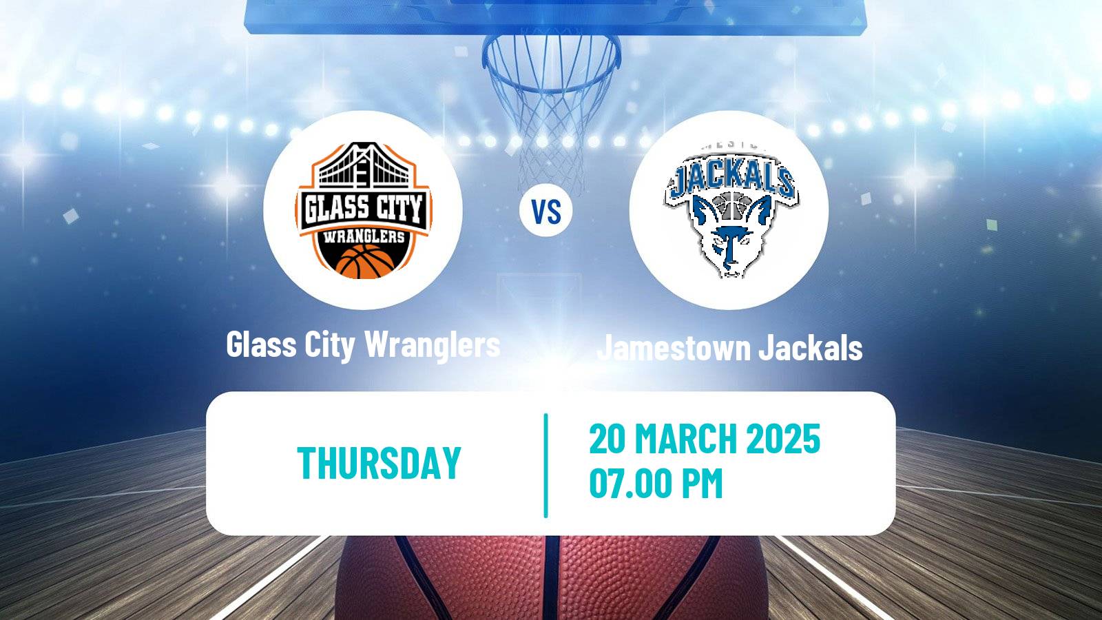 Basketball Canadian Super League Basketball Glass City Wranglers - Jamestown Jackals