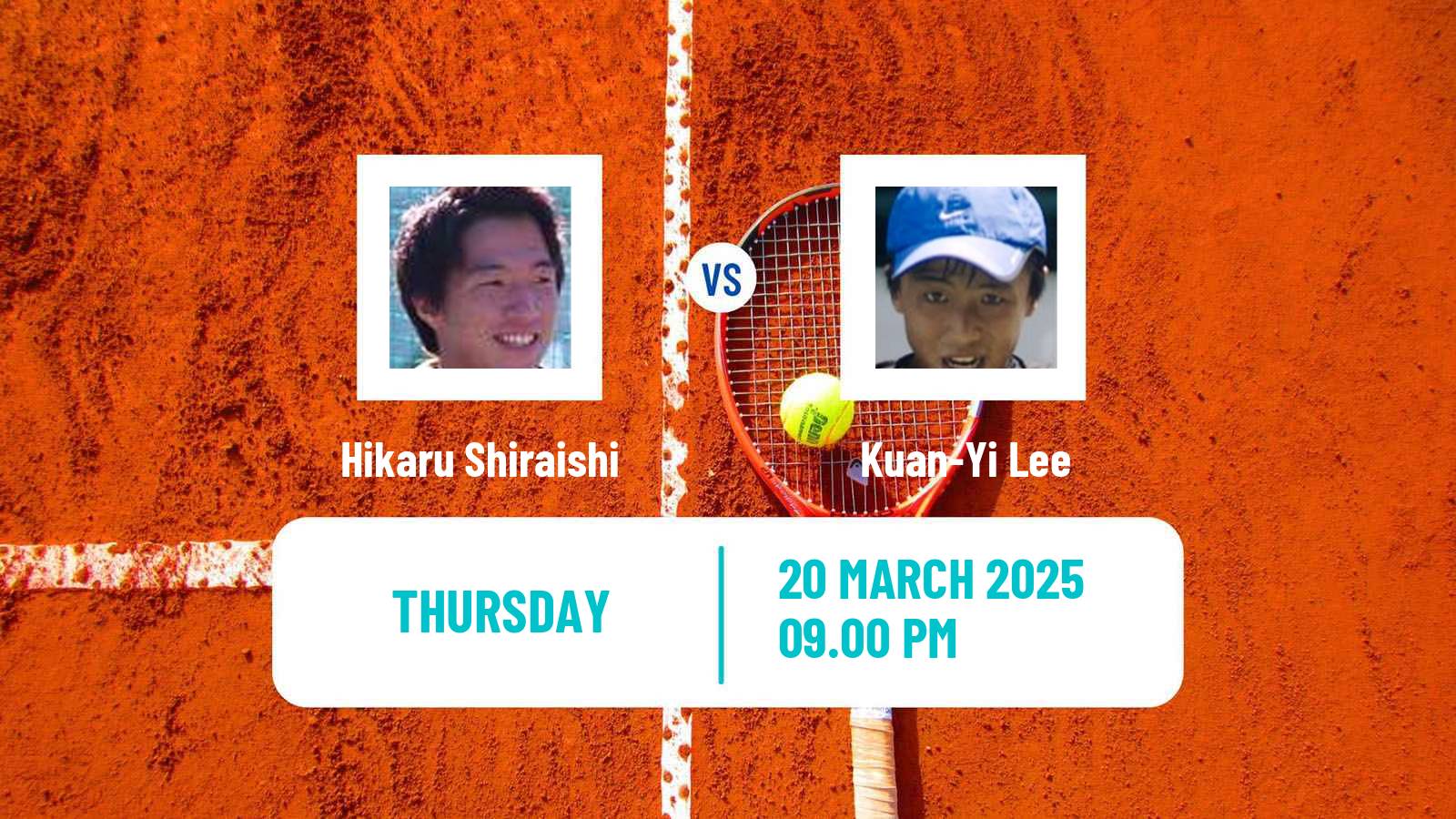 Tennis ITF M15 Nishi Tokyo Men Hikaru Shiraishi - Kuan-Yi Lee