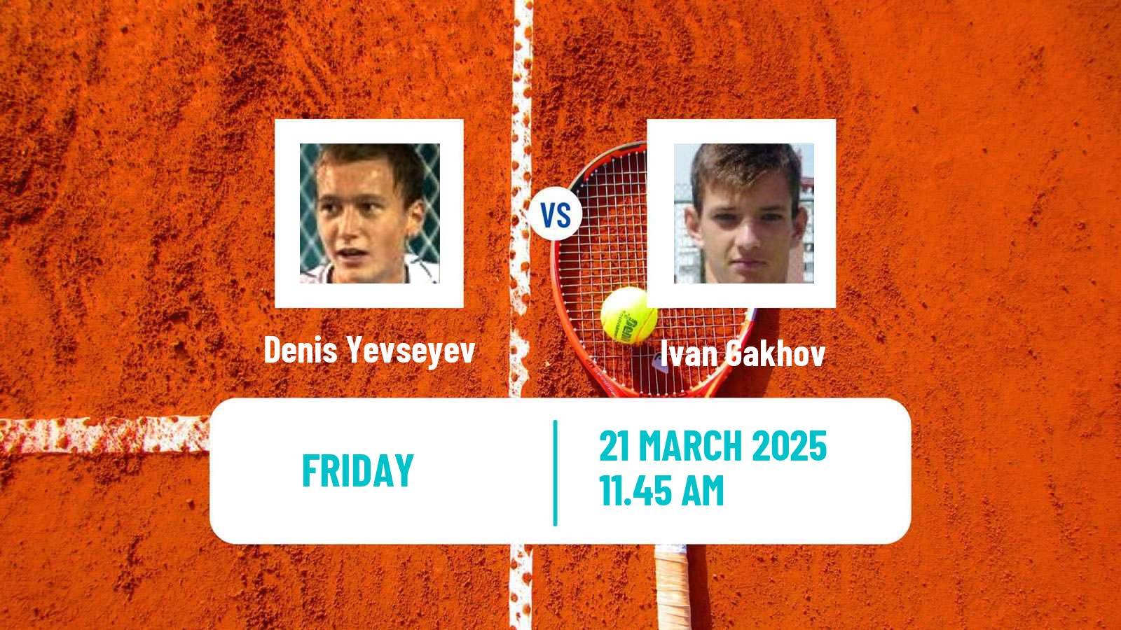 Tennis Murcia Challenger Men Denis Yevseyev - Ivan Gakhov