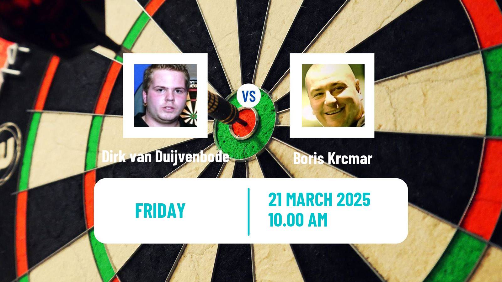 Darts European Tour 2 Dirk van Duijvenbode - Boris Krcmar