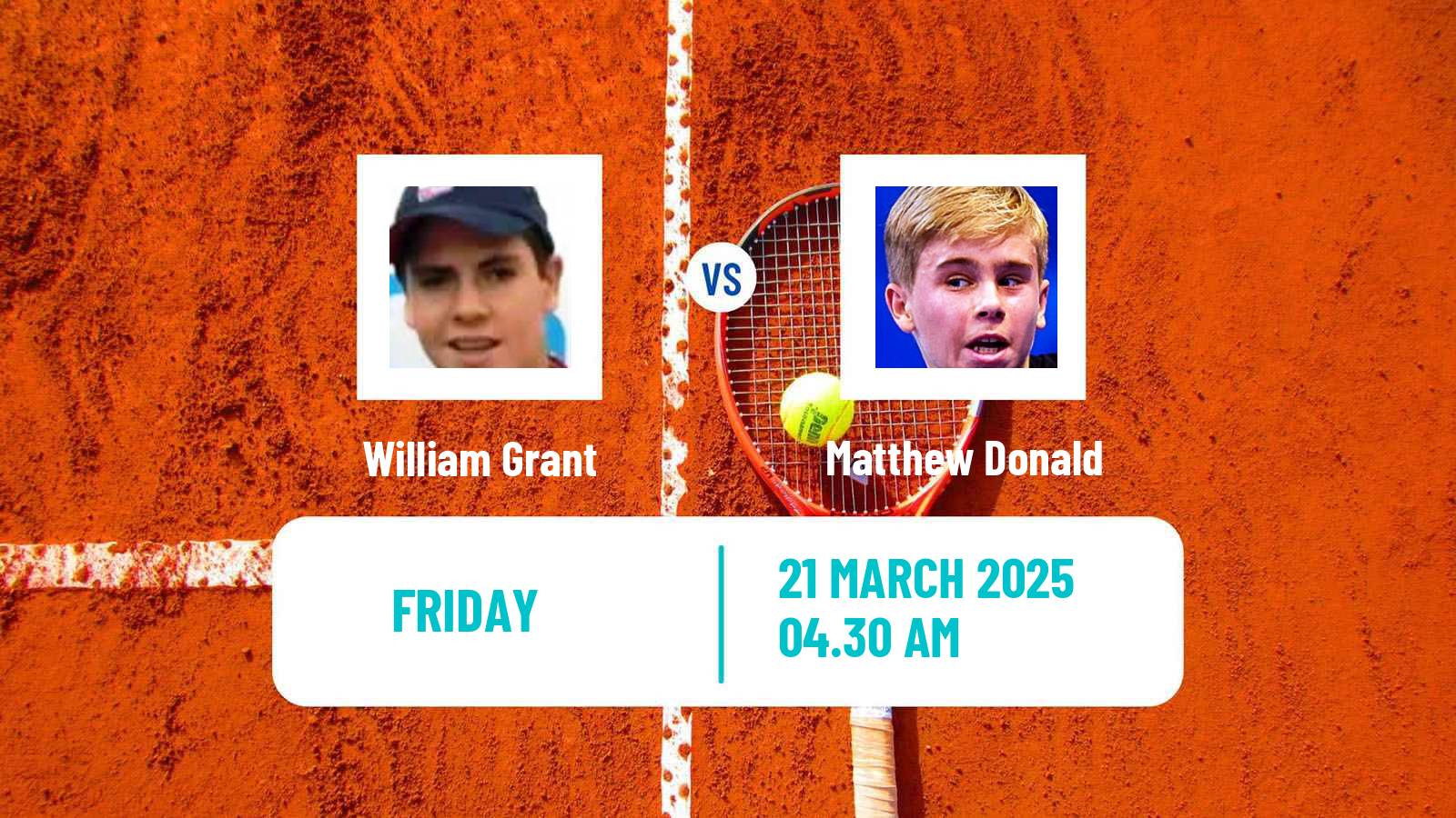 Tennis ITF M15 Monastir 11 Men William Grant - Matthew Donald