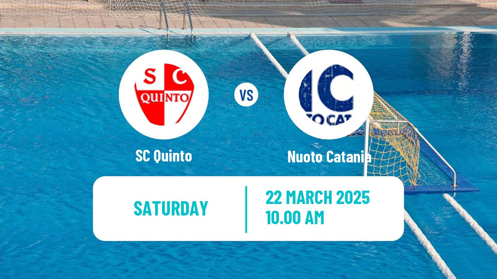 Water polo Italian A1 Water Polo Quinto - Nuoto Catania