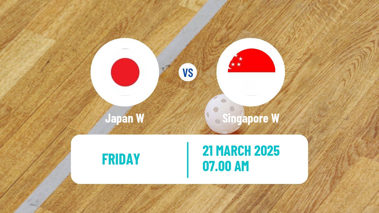 Floorball World Championship Floorball Women Japan W - Singapore W
