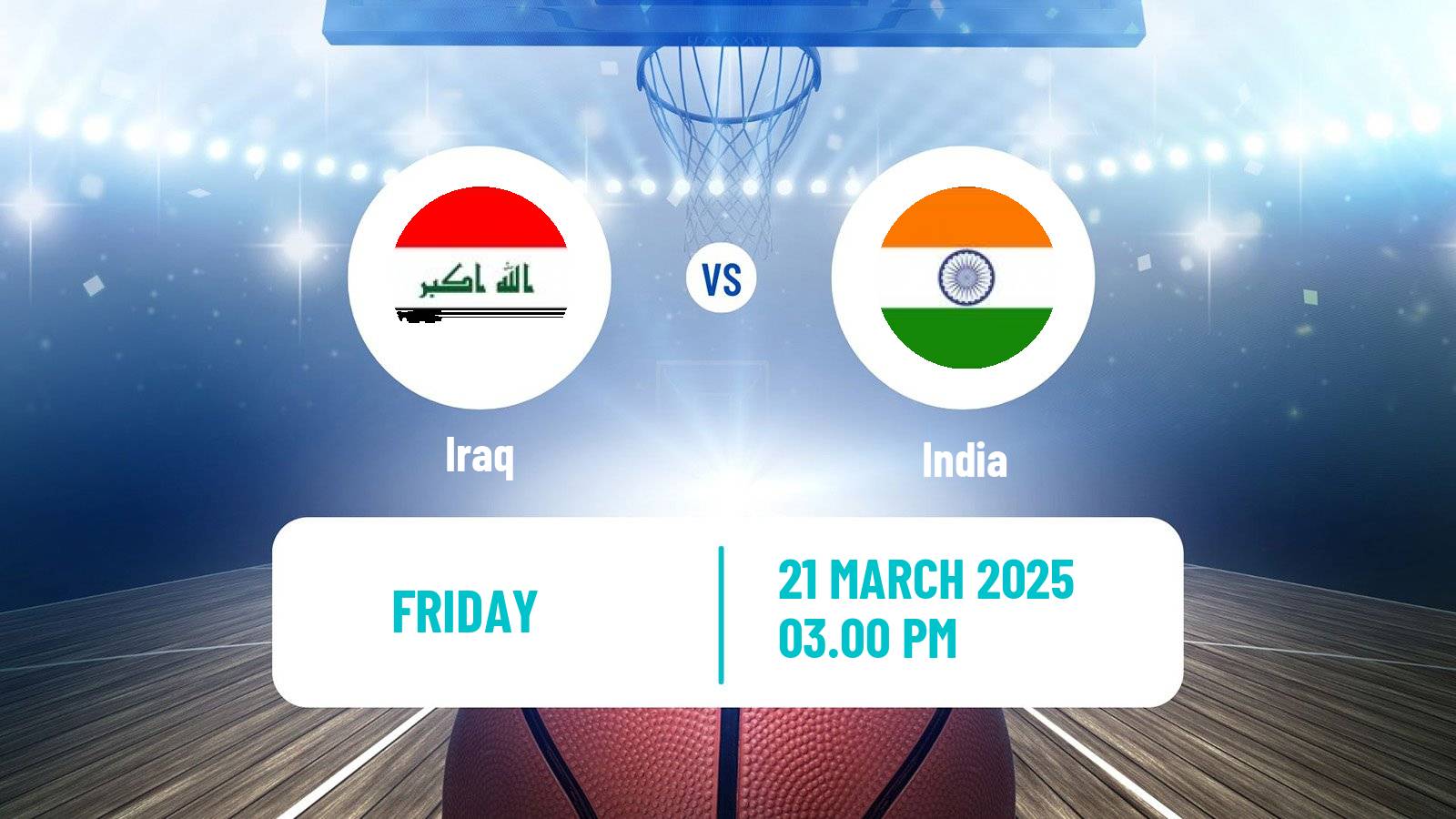 Basketball Asia Cup Basketball Iraq - India