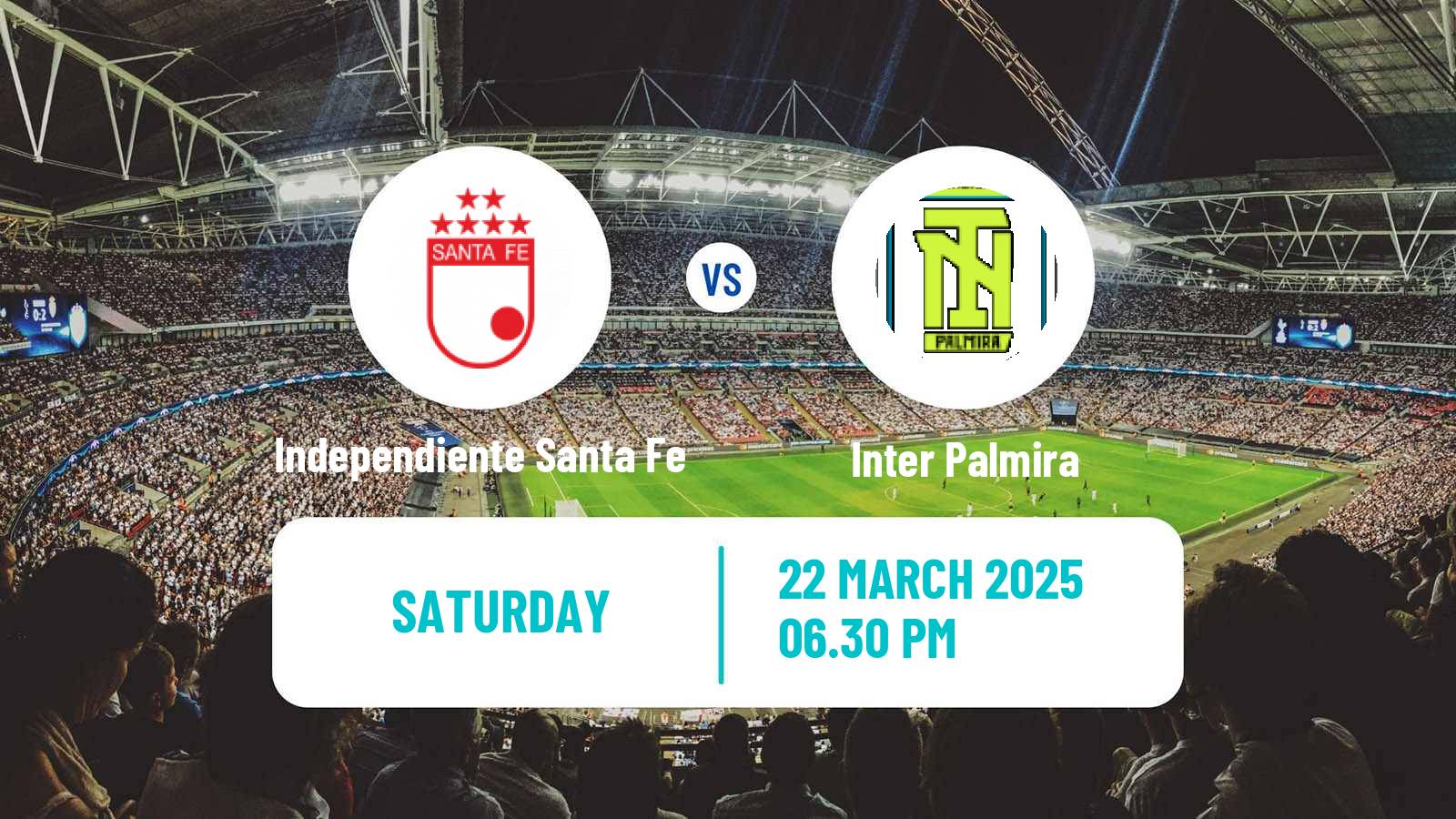 Soccer Colombian Liga Women Independiente Santa Fe - Inter Palmira