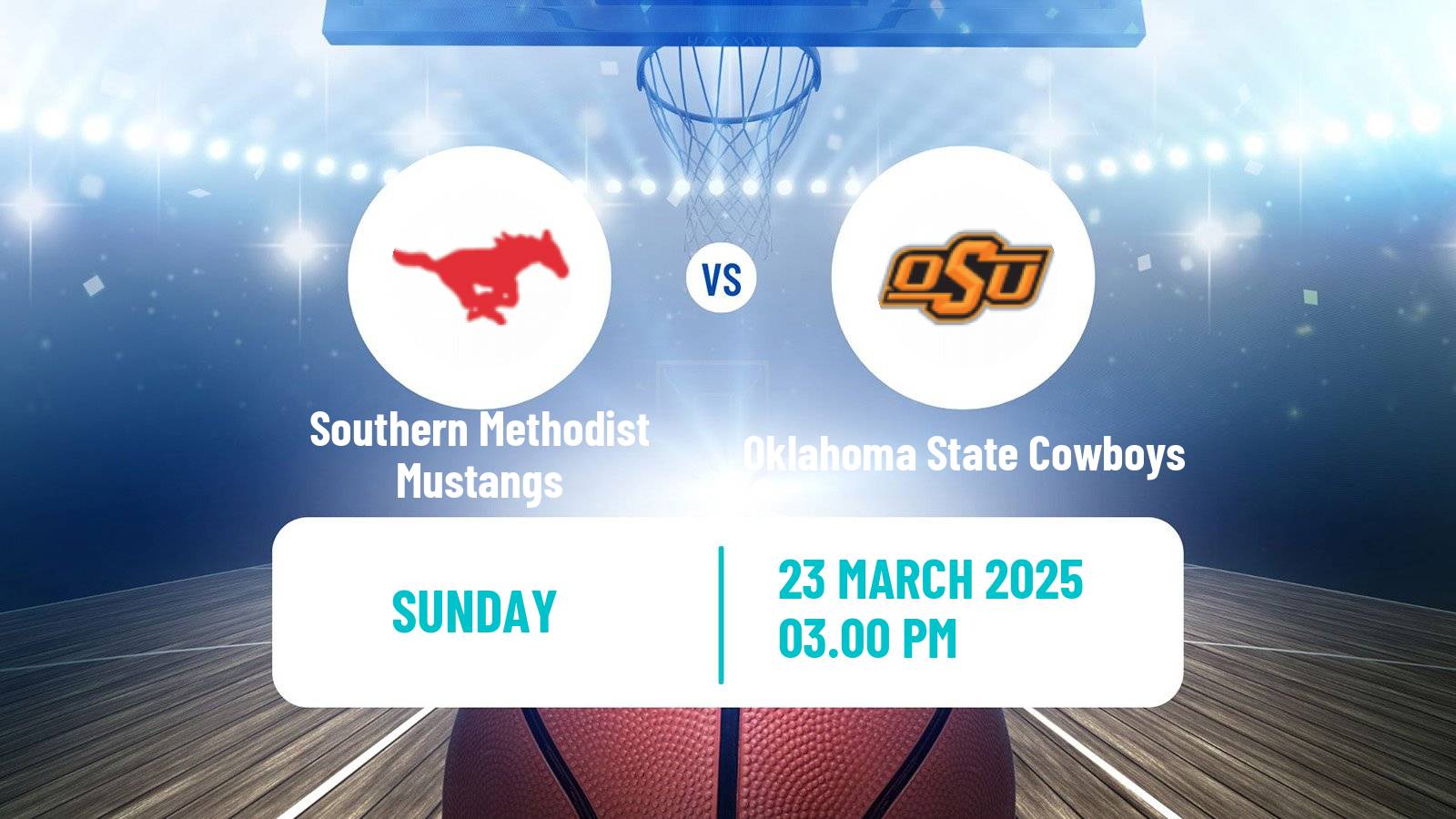 Basketball NIT Southern Methodist Mustangs - Oklahoma State Cowboys