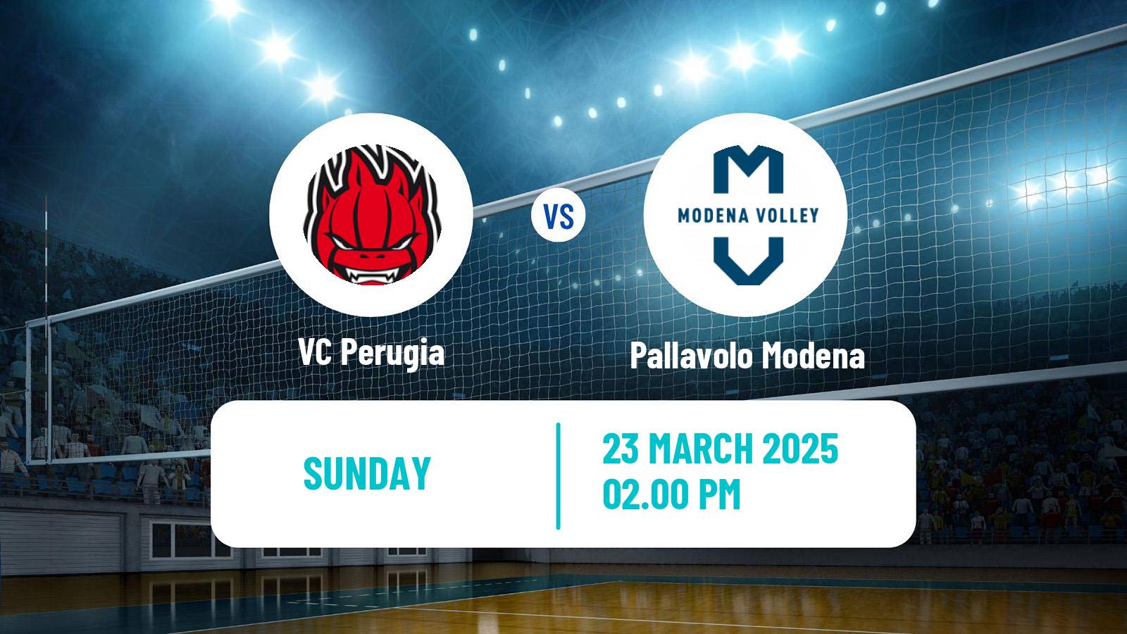 Volleyball Italian SuperLega Volleyball Perugia - Pallavolo Modena