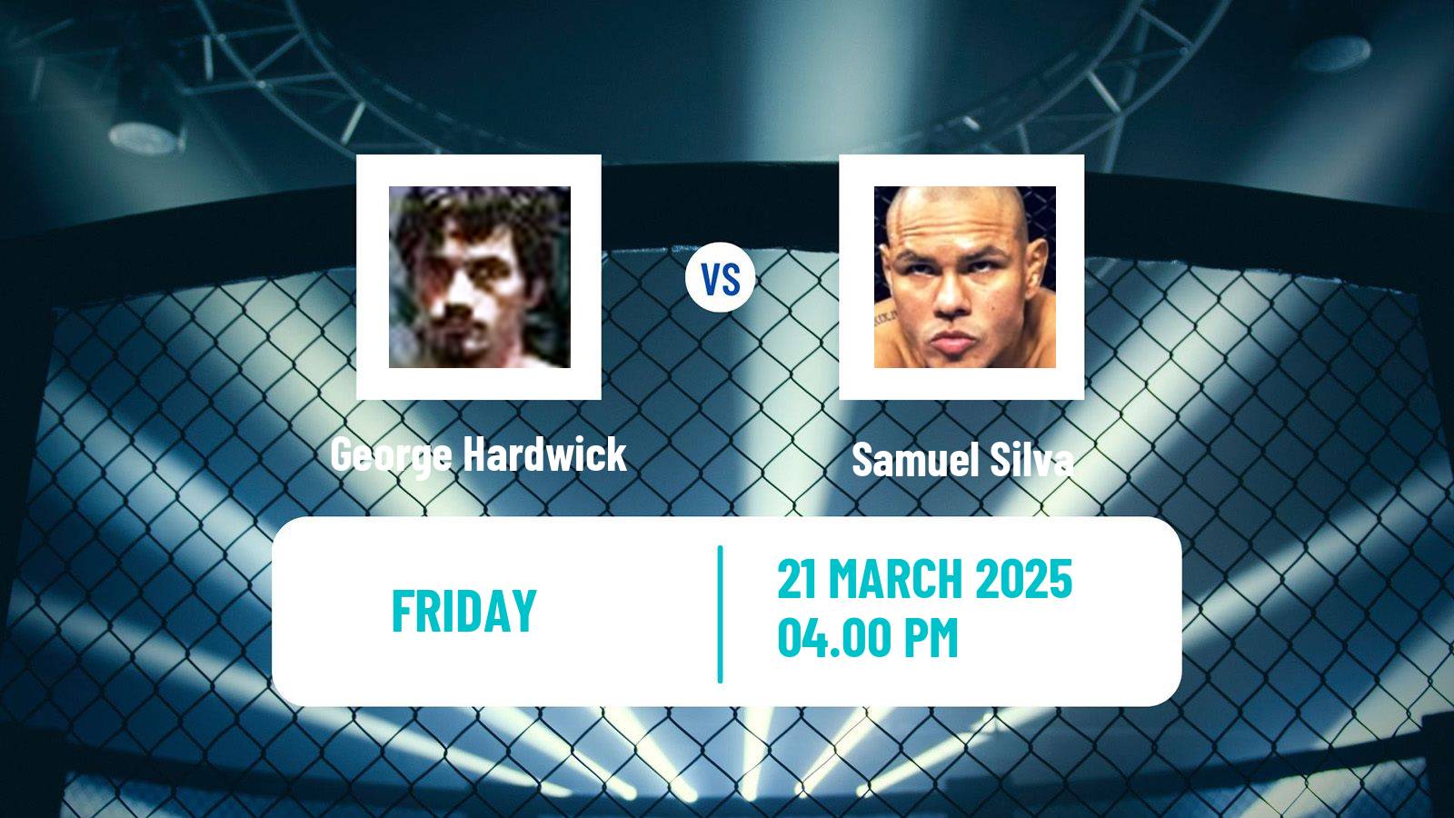 MMA Lightweight Cage Warriors Men George Hardwick - Samuel Silva