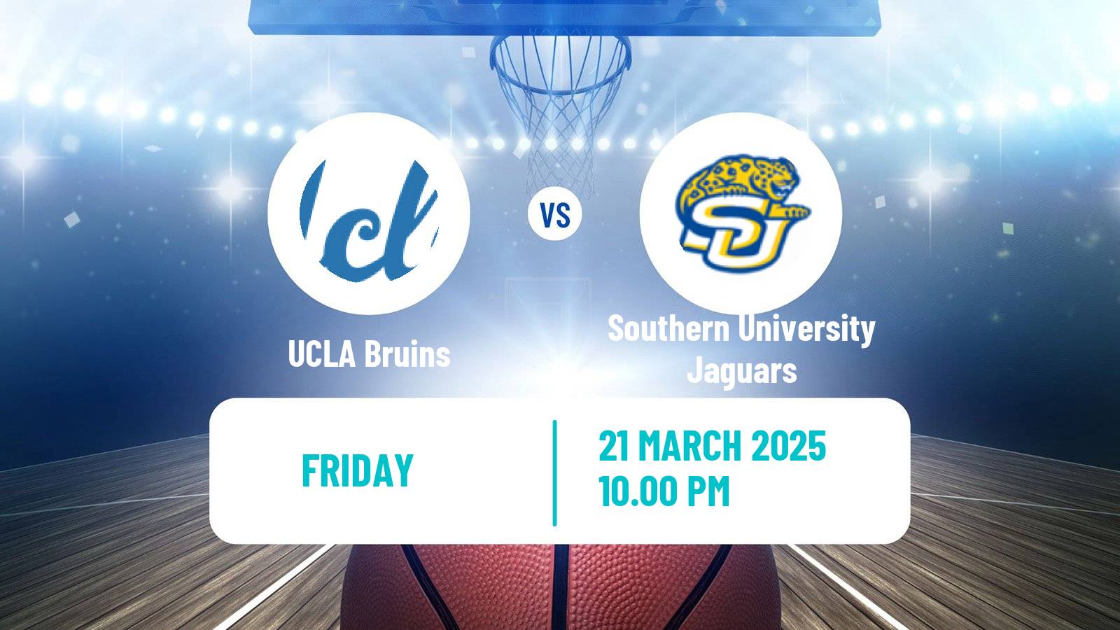 Basketball NCAA College Basketball Women UCLA Bruins - Southern University Jaguars