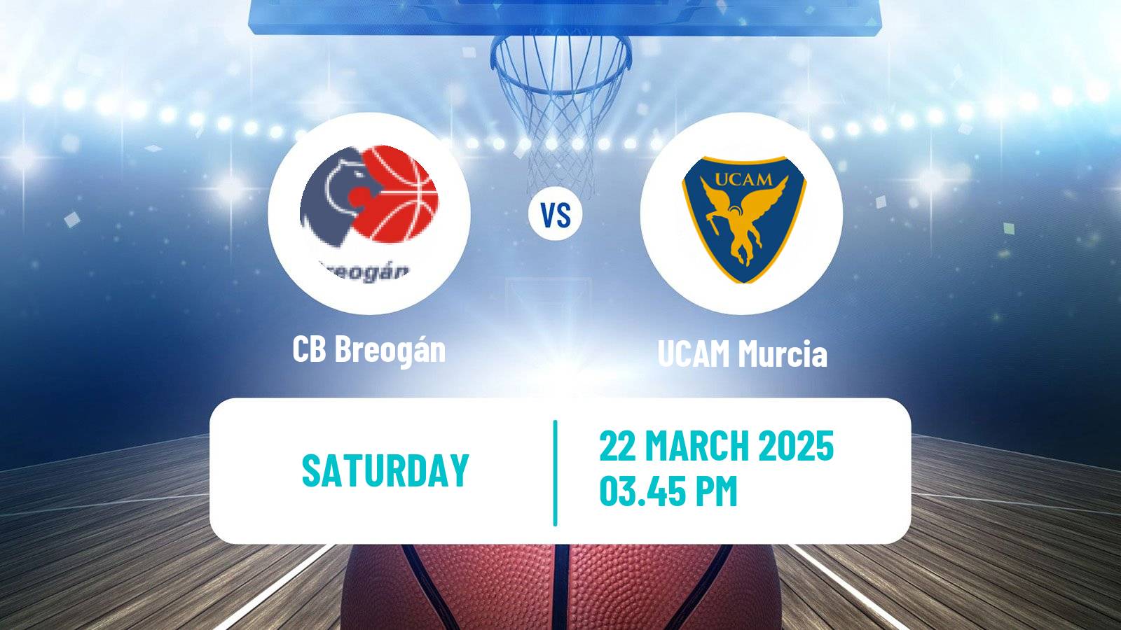 Basketball Spanish ACB League CB Breogán - UCAM Murcia