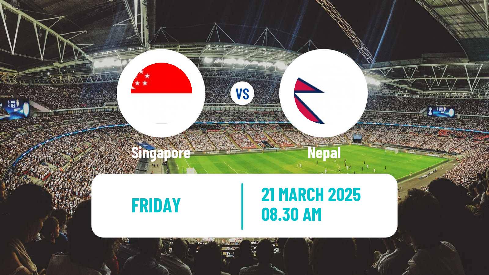 Soccer Friendly Singapore - Nepal