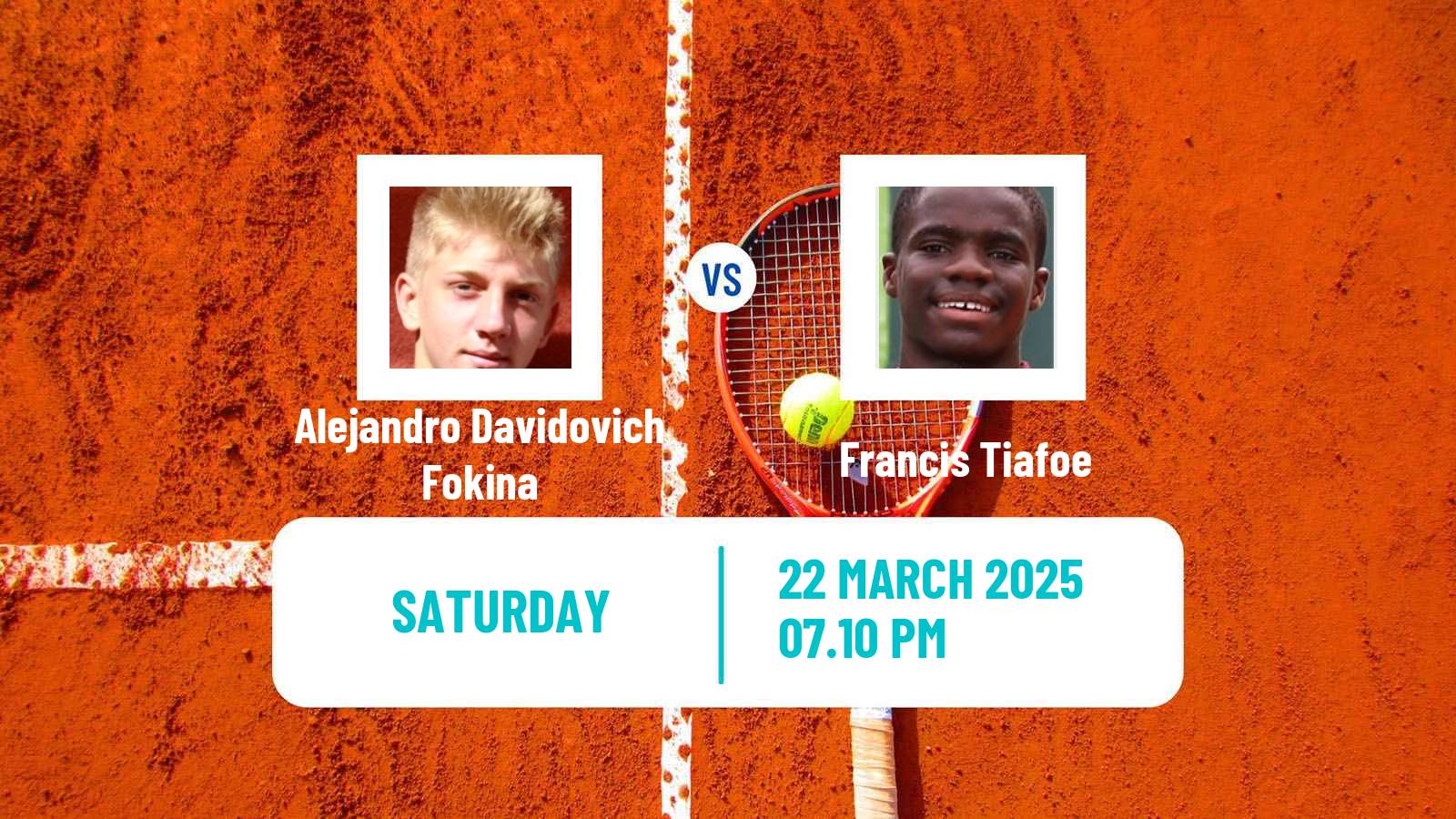 Tennis ATP Miami Alejandro Davidovich Fokina - Francis Tiafoe