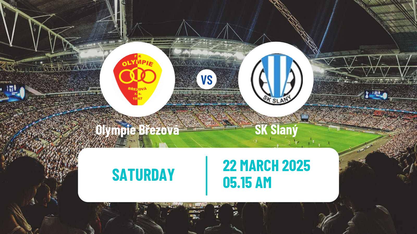 Soccer Czech Division B Olympie Březová - Slaný