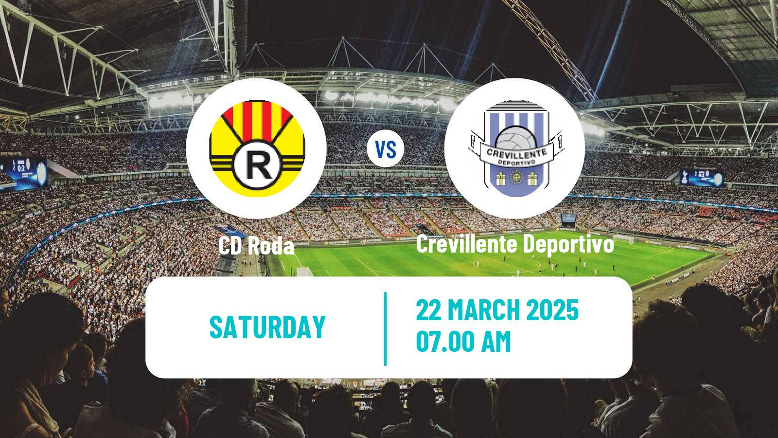 Soccer Spanish Tercera RFEF - Group 6 Roda - Crevillente Deportivo
