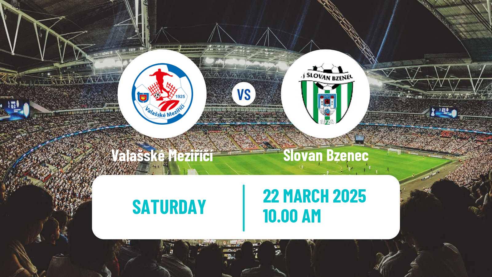 Soccer Czech Division E Valašské Meziříčí - Slovan Bzenec