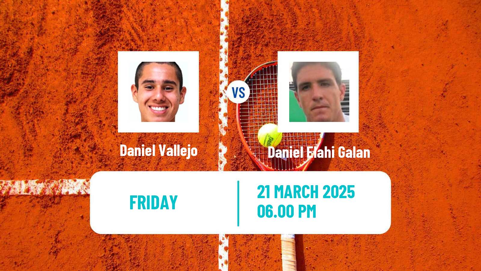 Tennis Asuncion Challenger Men Daniel Vallejo - Daniel Elahi Galan