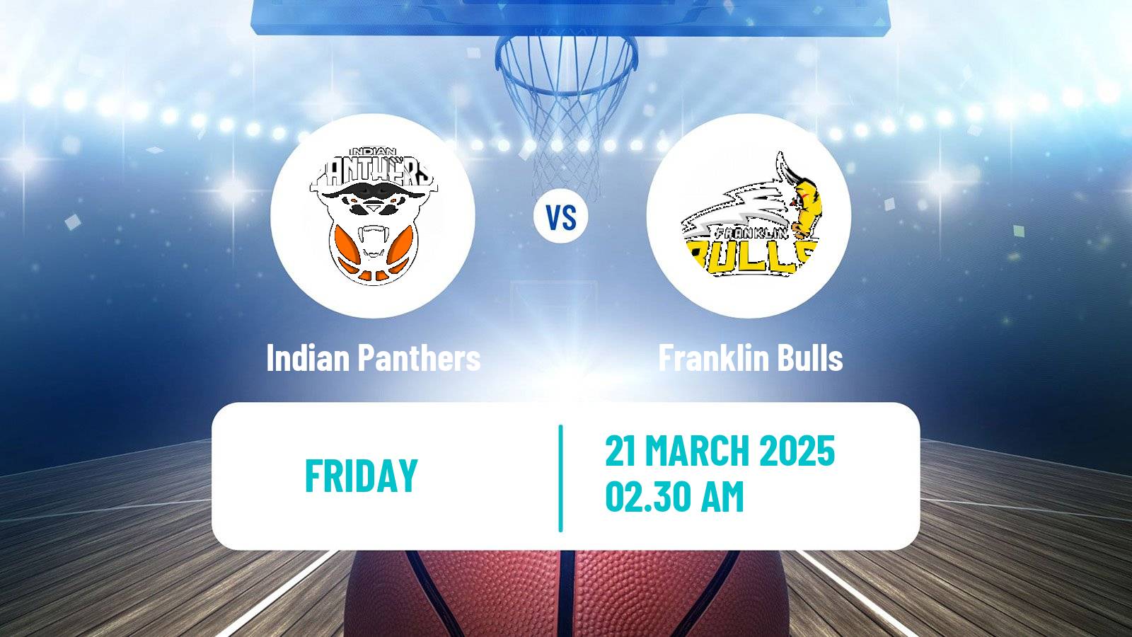 Basketball New Zealand NBL Indian Panthers - Franklin Bulls