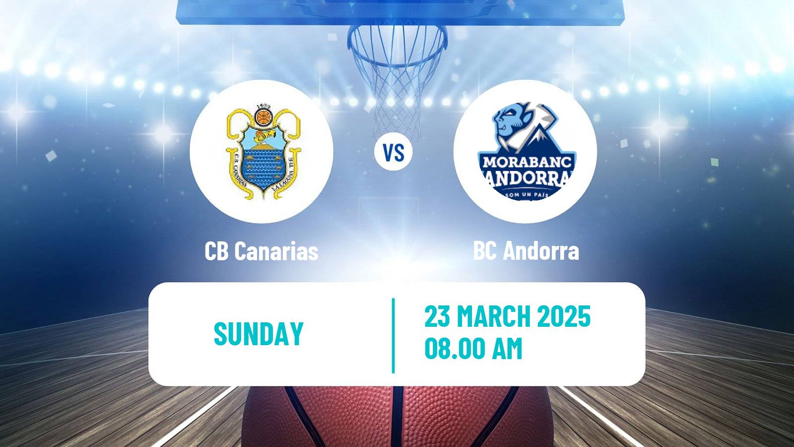 Basketball Spanish ACB League Canarias - BC Andorra