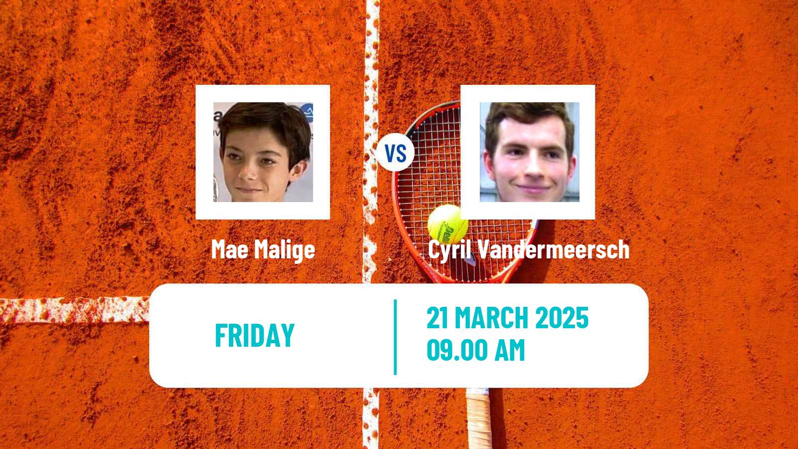 Tennis ITF M25 Toulouse Balma Men Mae Malige - Cyril Vandermeersch