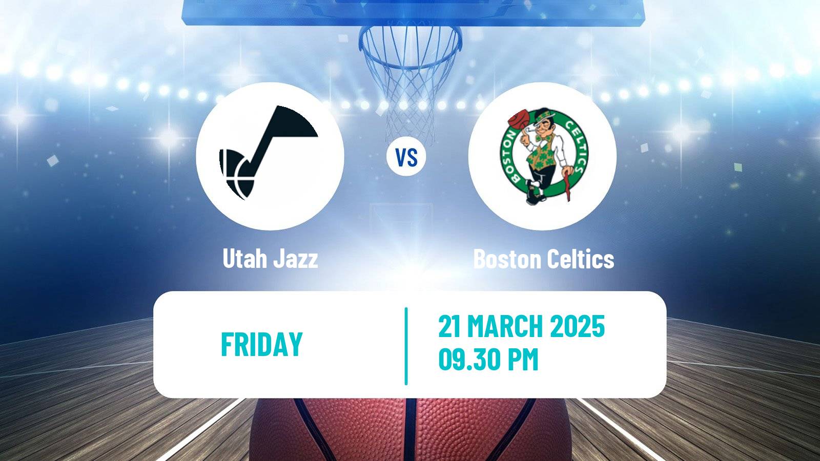 Basketball NBA Utah Jazz - Boston Celtics