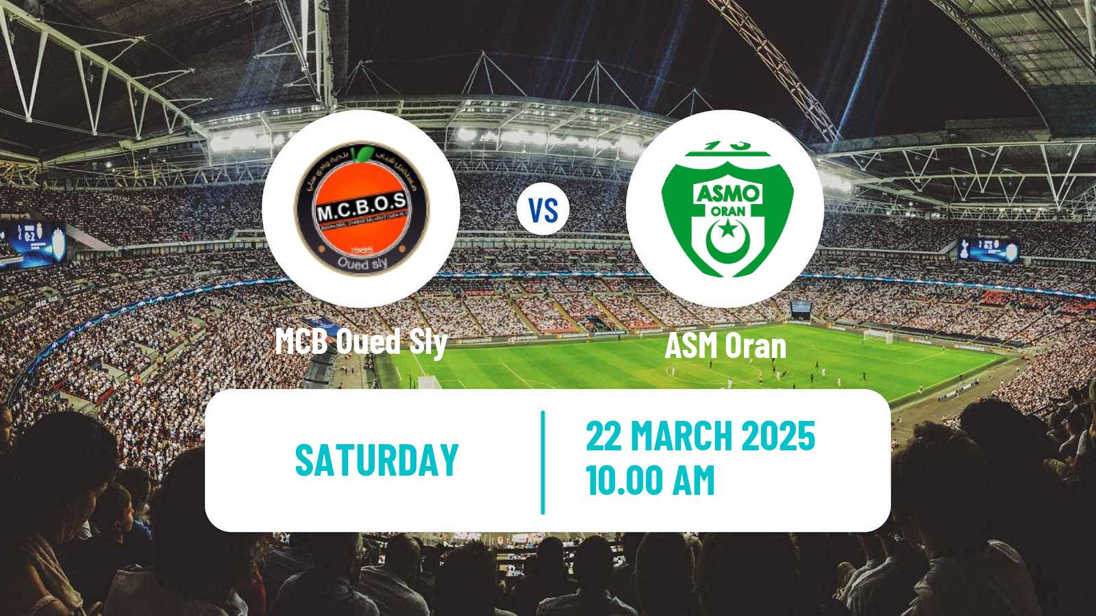 Soccer Algerian Ligue 2 Oued Sly - ASM Oran