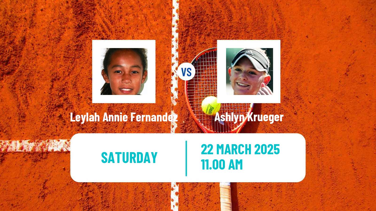 Tennis WTA Miami Leylah Annie Fernandez - Ashlyn Krueger
