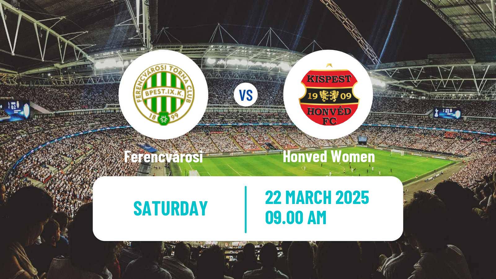 Soccer Hungarian NB I Women Ferencvárosi - Honved