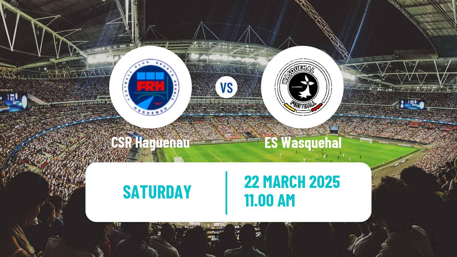 Soccer French National 2 - Group C Haguenau - Wasquehal