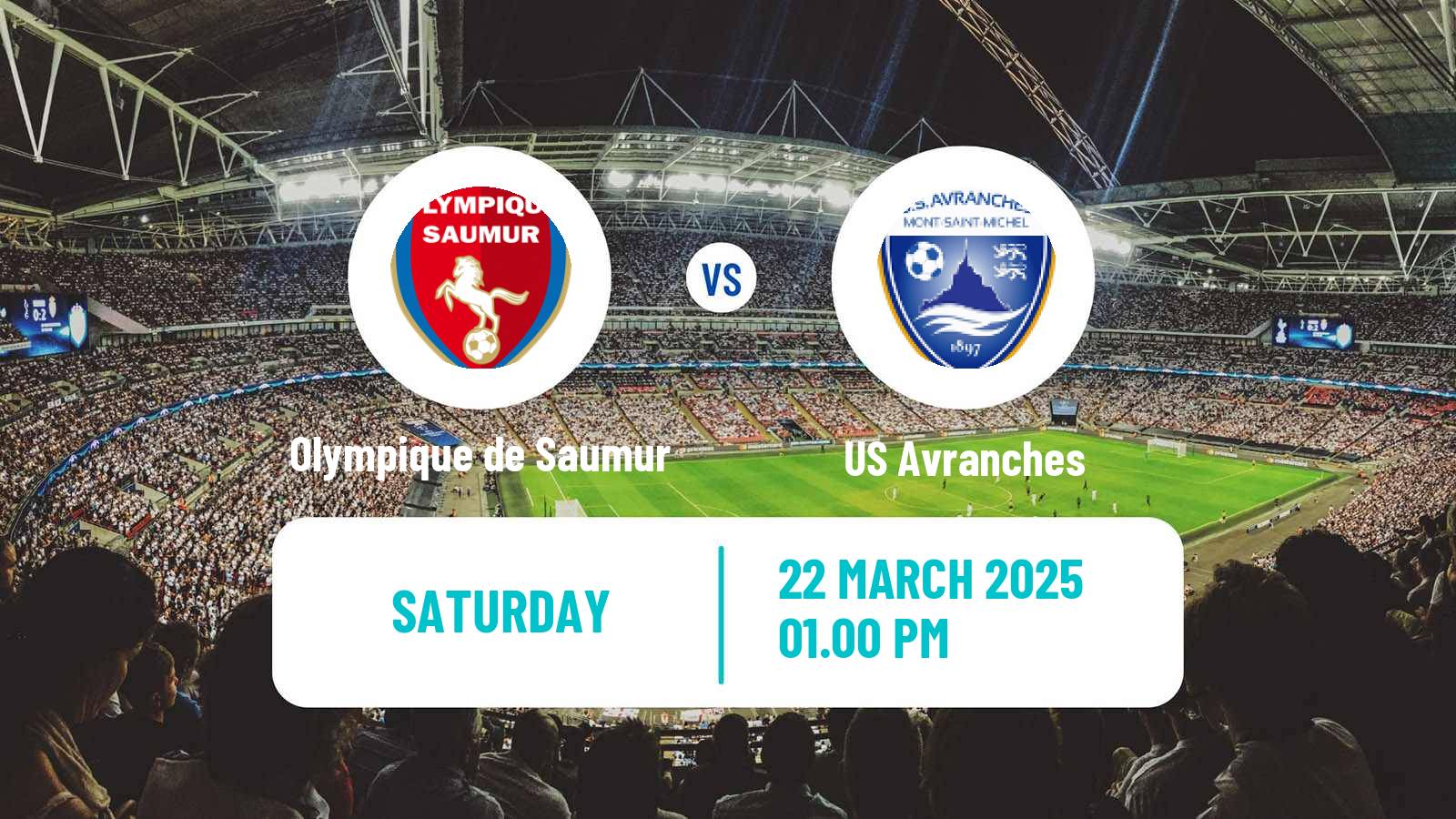 Soccer French National 2 - Group B Olympique de Saumur - Avranches