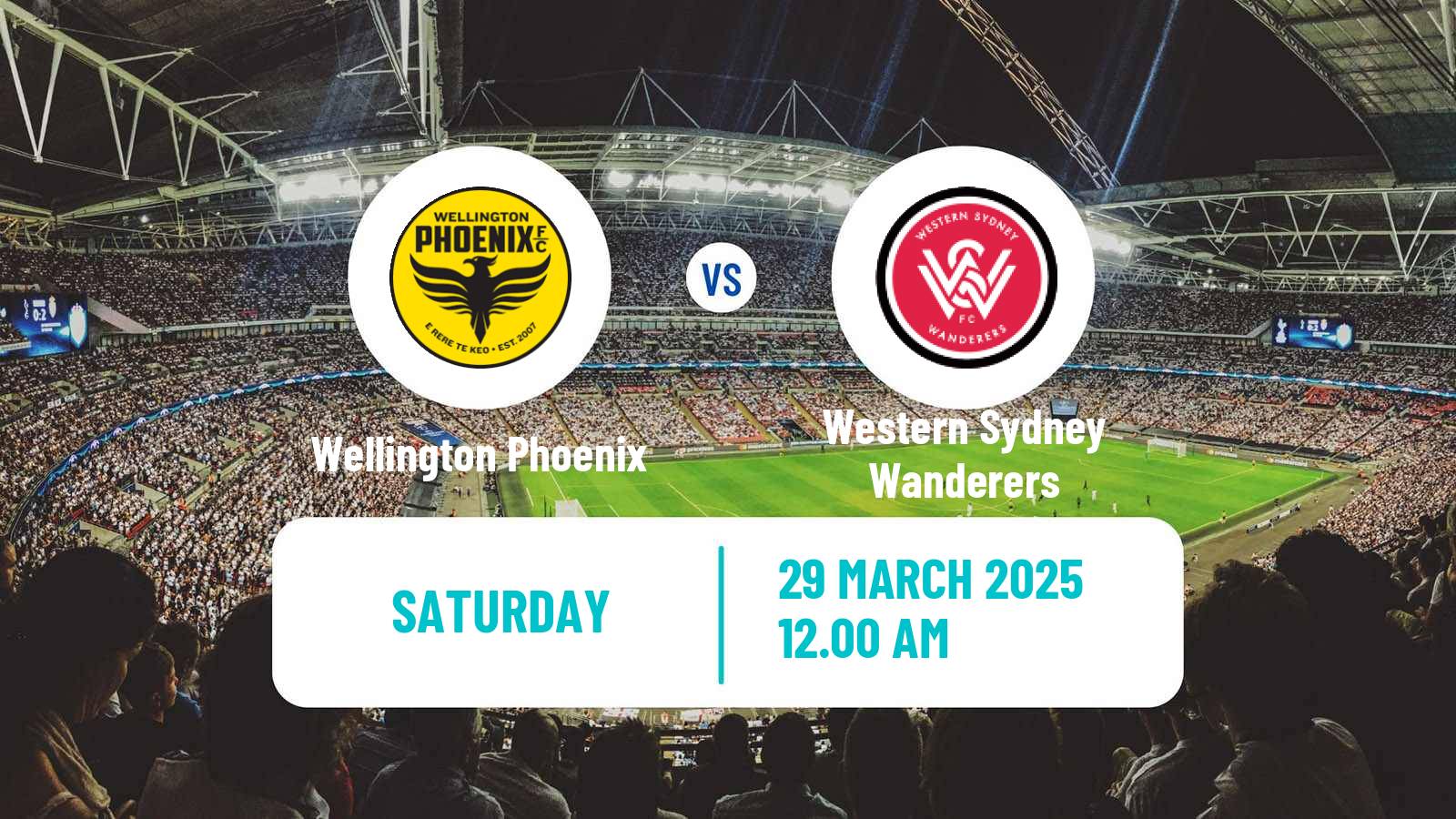 Soccer Australian A-League Wellington Phoenix - Western Sydney Wanderers